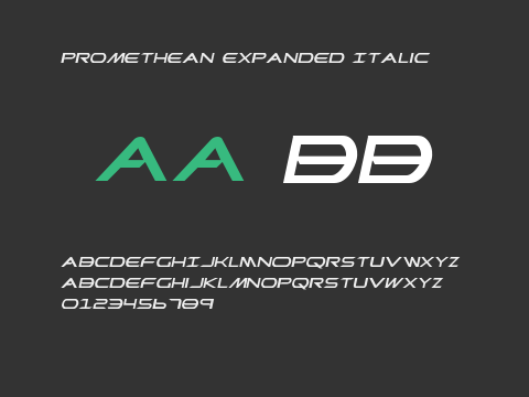 Promethean Expanded Italic