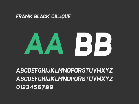 Frank Black Oblique