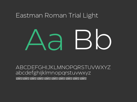 Eastman Roman Trial Light