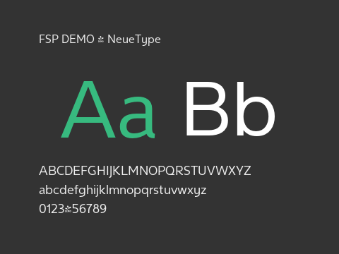 FSP DEMO - NeueType