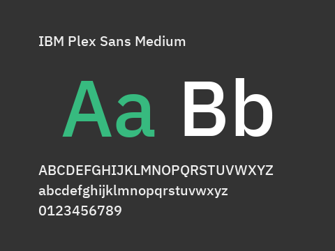 IBM Plex Sans Medium