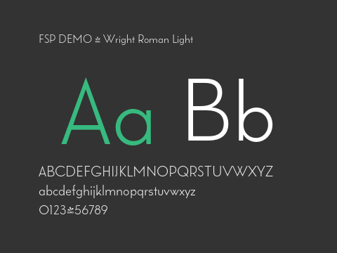 FSP DEMO - Wright Roman Light