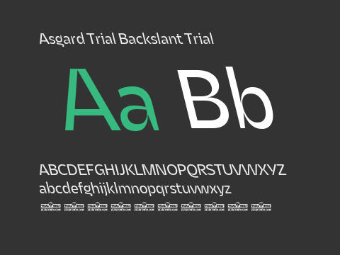 Asgard Trial Backslant Trial