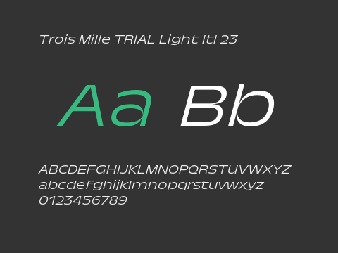 Trois Mille TRIAL Light Itl 23