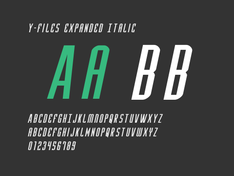 Y-Files Expanded Italic