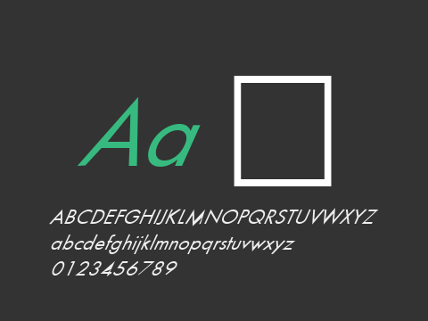 FZ BASIC 18 ITALIC