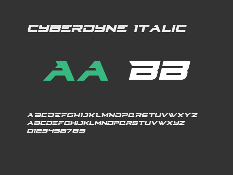 Cyberdyne Italic