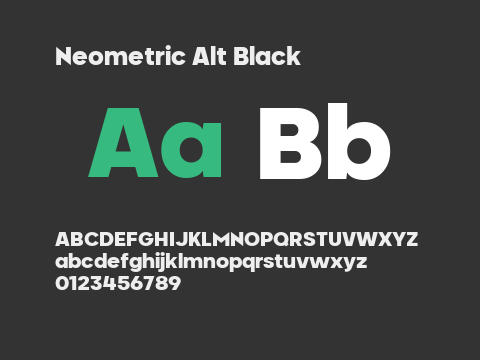 Neometric Alt Black