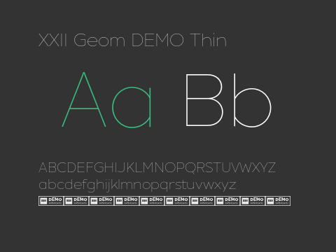 XXII Geom DEMO Thin