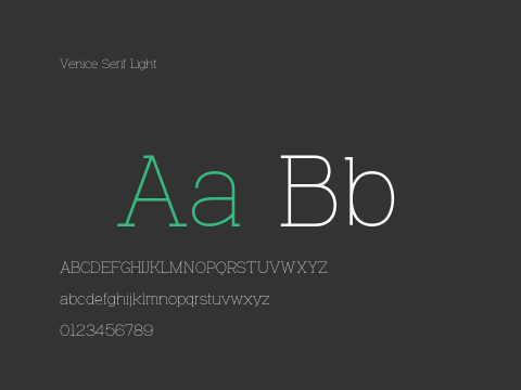 Venice Serif Light