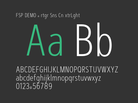 FSP DEMO - rtgr Sns Cn xtrLght