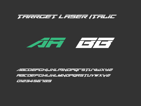 Tarrget Laser Italic