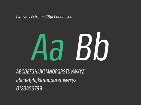 Pathway Extreme 28pt Condensed