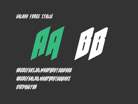 Galaxy Force Italic