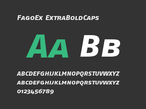 FagoEx ExtraBoldCaps