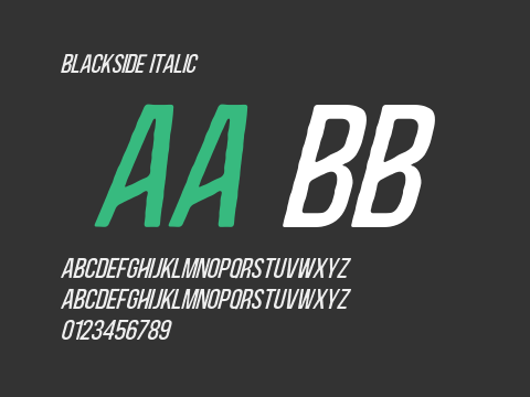 Blackside Italic