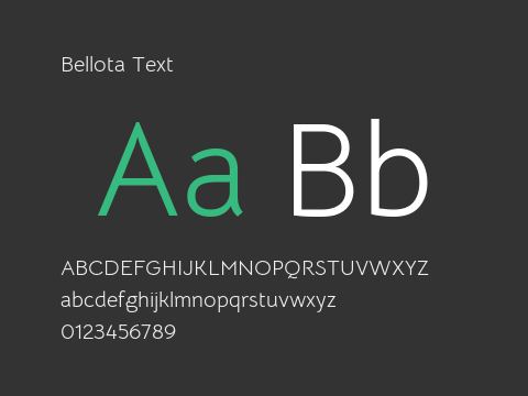 Bellota Text