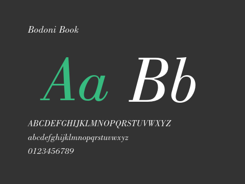 Bodoni Book