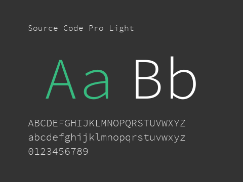 Source Code Pro Light