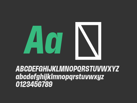 Herokid Italic Bold Narrow