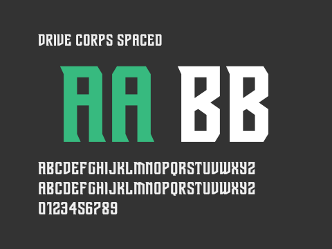 Drive Corps Spaced