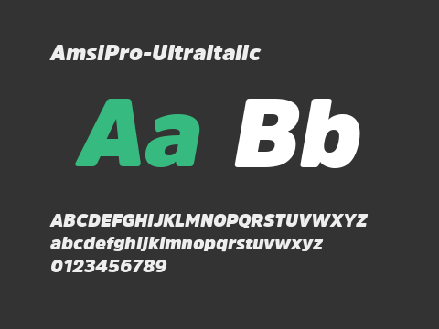 AmsiPro-UltraItalic