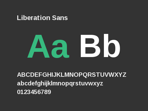 Liberation Sans