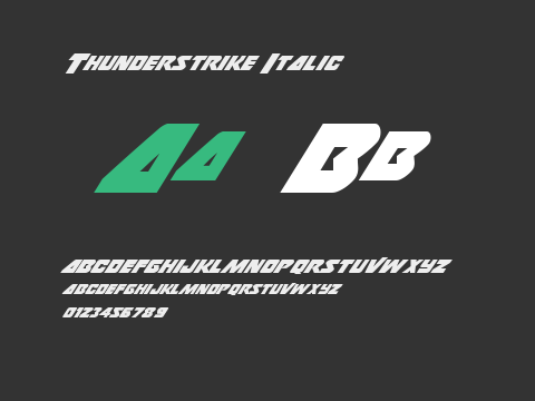 Thunderstrike Italic