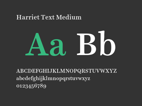 Harriet Text Medium