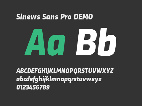 Sinews Sans Pro DEMO