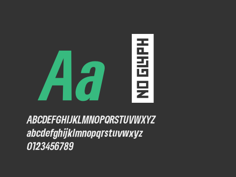 Lama Sans ExBold Cond Italic