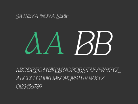 Satreva Nova Serif