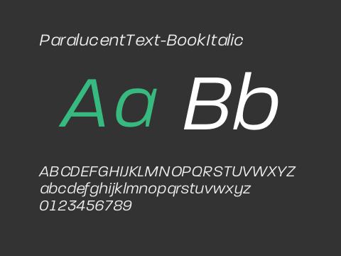 ParalucentText-BookItalic