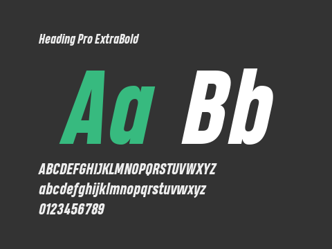 Heading Pro ExtraBold