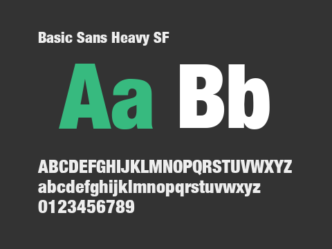 Basic Sans Heavy SF