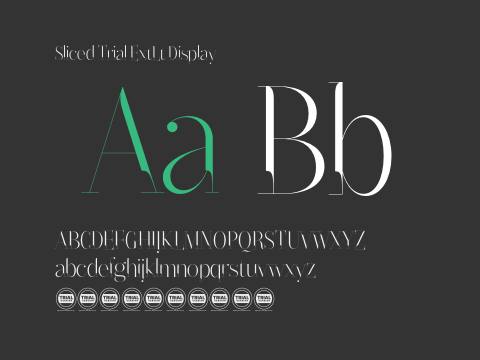 Sliced Trial ExtLt Display