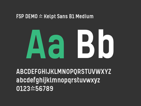 FSP DEMO - Kelpt Sans B1 Medium