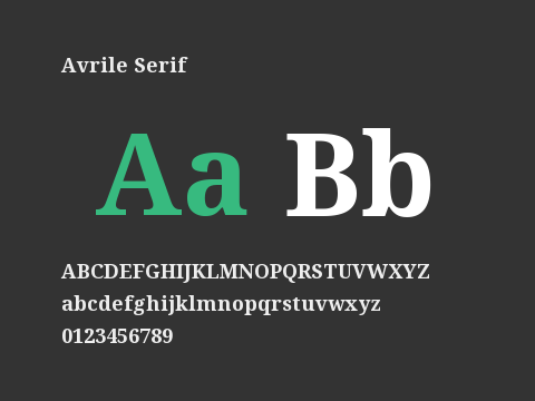 Avrile Serif