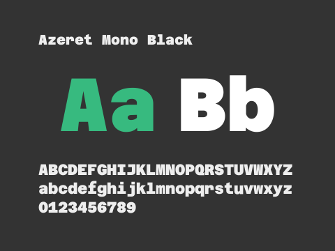 Azeret Mono Black