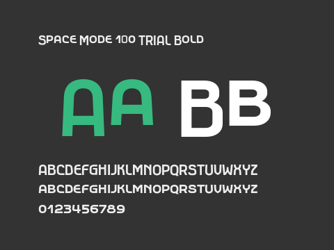 Space Mode 1.0 TRIAL Bold