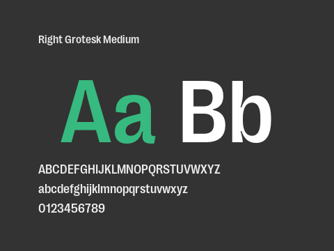 Right Grotesk Medium