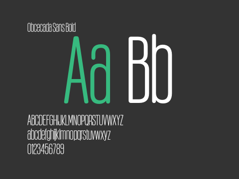 Obcecada Sans Bold