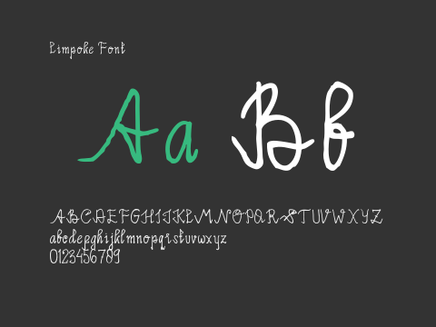 Limpoke Font