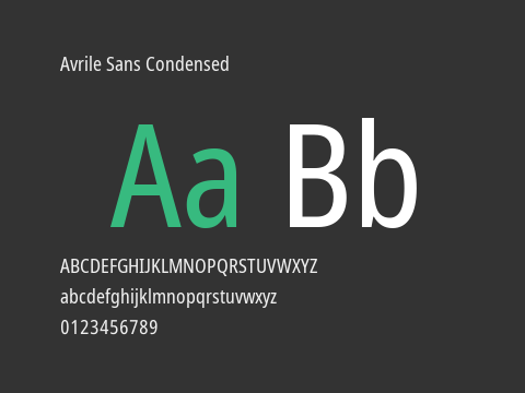 Avrile Sans Condensed