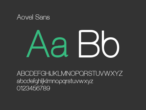 Aovel Sans