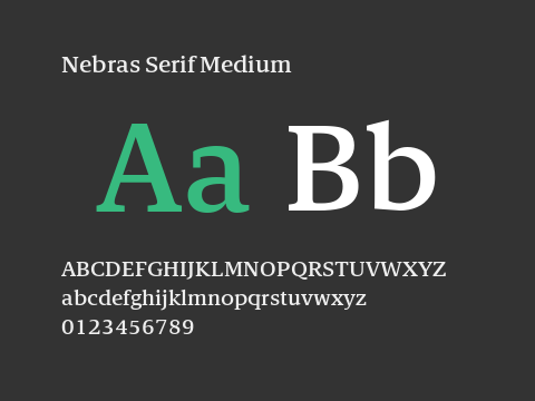 Nebras Serif Medium