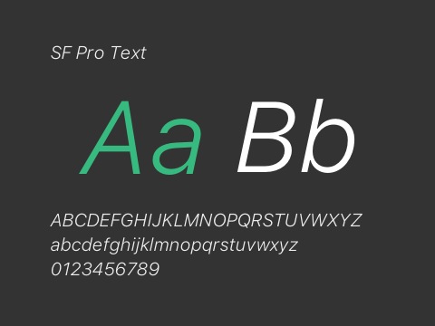 SF Pro Text