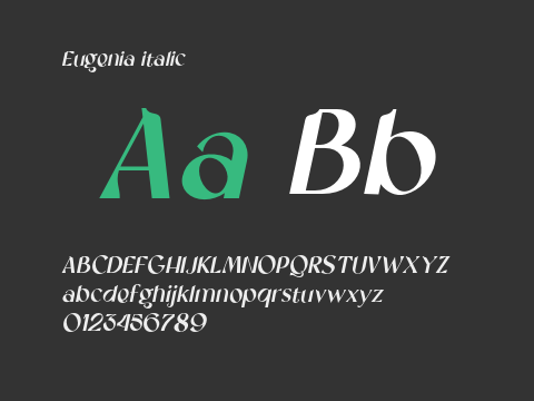 Eugenia italic