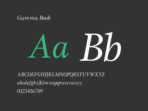 Gamma Book