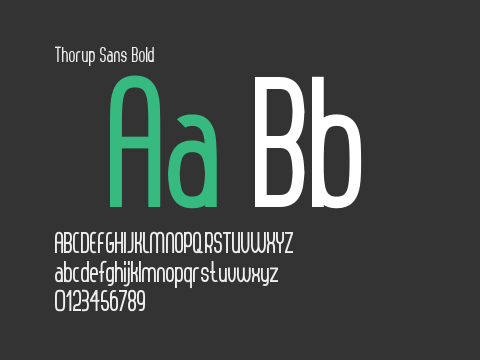 Thorup Sans Bold